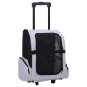 Carrito trolley plegable multiusos para mascotas gris 1