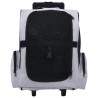 Carrito trolley plegable multiusos para mascotas gris 2