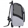 Carrito trolley plegable multiusos para mascotas gris 3