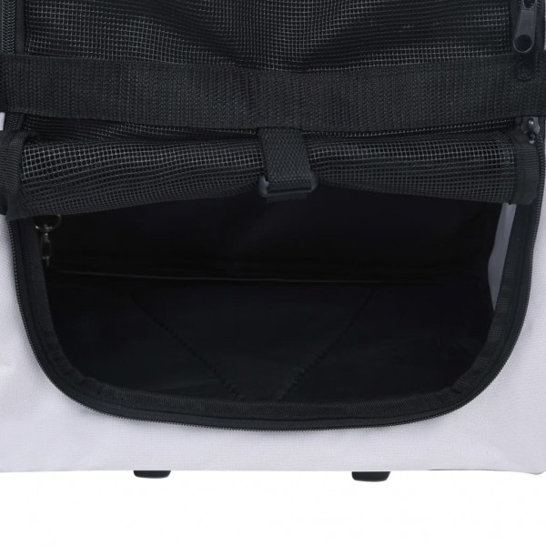 Carrito trolley plegable multiusos para mascotas gris M 5