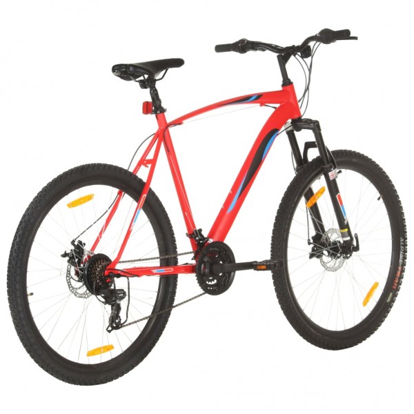 Bicicleta de montanha 21 velocidades roda 29 53 cm vermelho M 3