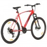 Bicicleta montaña 21 velocidades 29 pulgadas rueda 53 cm rojo 3