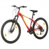 Bicicleta de montanha 21 velocidades roda 27.5 38 cm vermelho 2