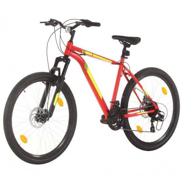 Bicicleta de montaña 21 velocidad 27.5 pulgadas rueda 42cm rojo M 2