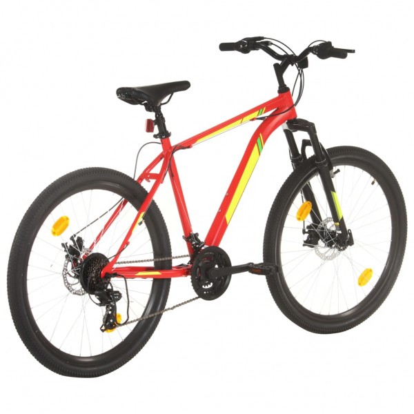 Bicicleta de montaña 21 velocidad 27.5 pulgadas rueda 42cm rojo M 3