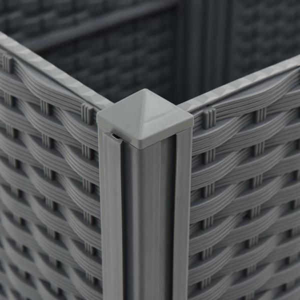 Canteiro elevado 160x40x38 cm polipropileno M 3