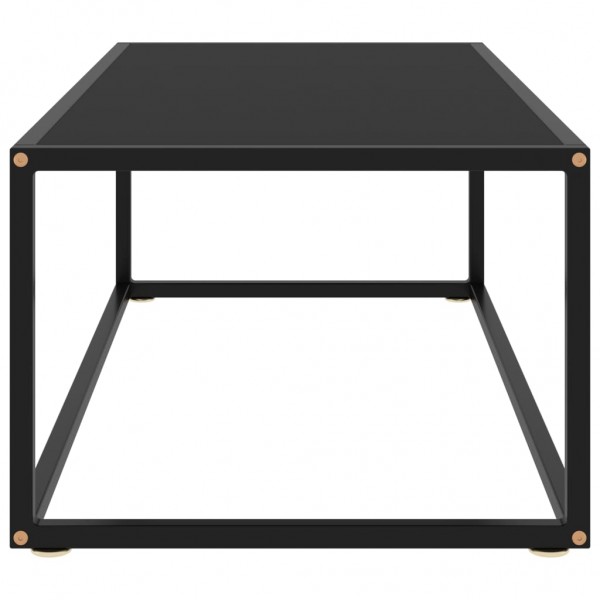 Mesa de centro 100x50x35 cm vidro preto M 3