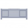 Cobertura de radiador MDF 205 cm cinzento 3