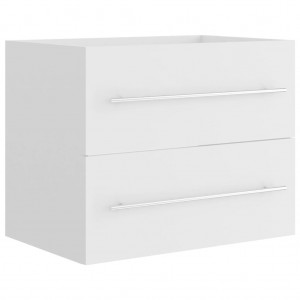 Armario para lavabo aglomerado blanco 60x38.5x48 cm H