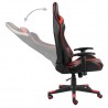 Silla gaming giratoria PVC rojo 5