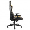 Silla gaming giratoria PVC dorado 3