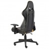 Silla gaming giratoria PVC dorado 4