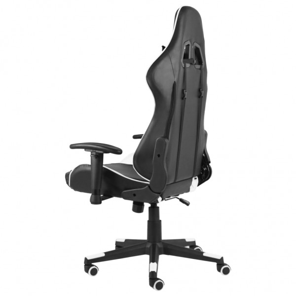 Silla gaming giratoria PVC blanco M 4