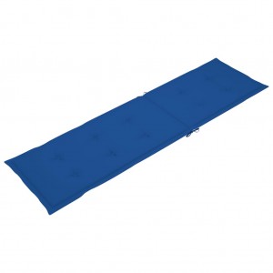 Almofadão para cadeira de terraço (75+105)x50x4 cm azul real H