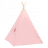 Tienda tipi niños y bolsa piel de melocotón rosa 120x120x150cm 4