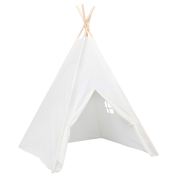 Tenda teepee infantil c/ saco 120x120x150cm pele pêssego branco M 3
