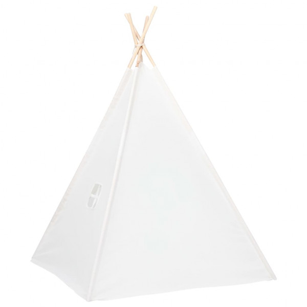 Tenda teepee infantil c/ saco 120x120x150cm pele pêssego branco M 4