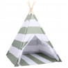 Tienda tipi niños y bolsa piel de melocotón rayas 120x120x150cm 4