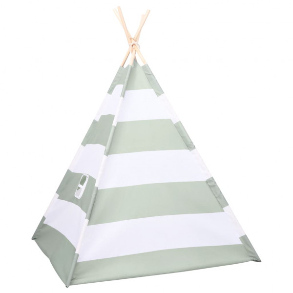 Tienda tipi niños y bolsa piel de melocotón rayas 120x120x150cm M 5