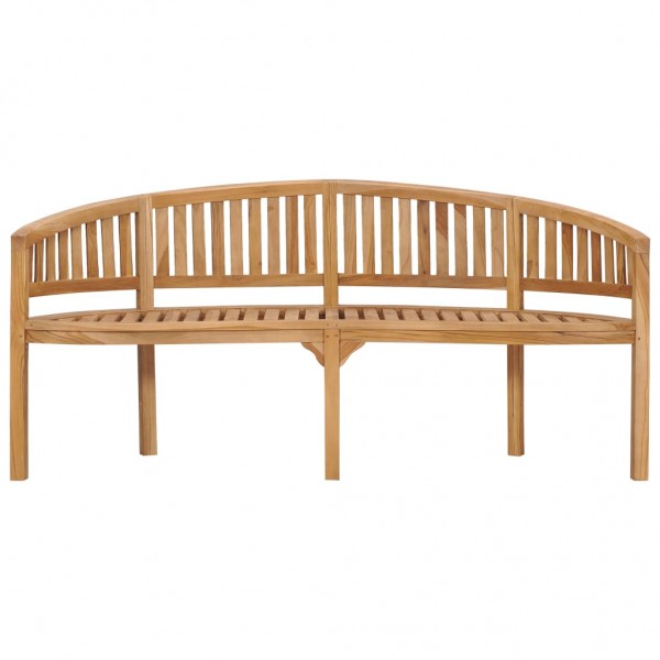 Banco banana de madera maciza de teca 180 cm M 2