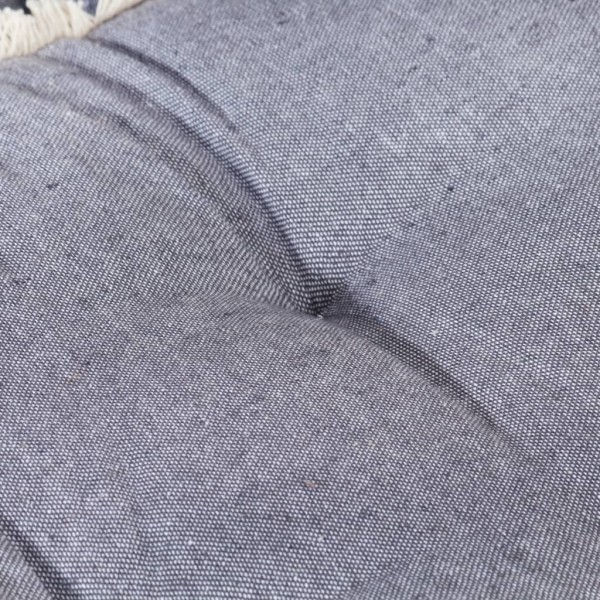 Cojín para sofá de palets gris antracita 120x80x10 cm M 2