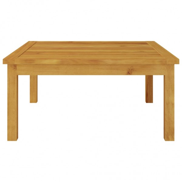 Conjunto de lounge de jardim  de 2 peças com almofadas de madeira de acácia e corda M 4