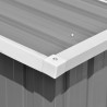 Abrigo de jardim 257x990x181 cm aço galvanizado cinzento 3