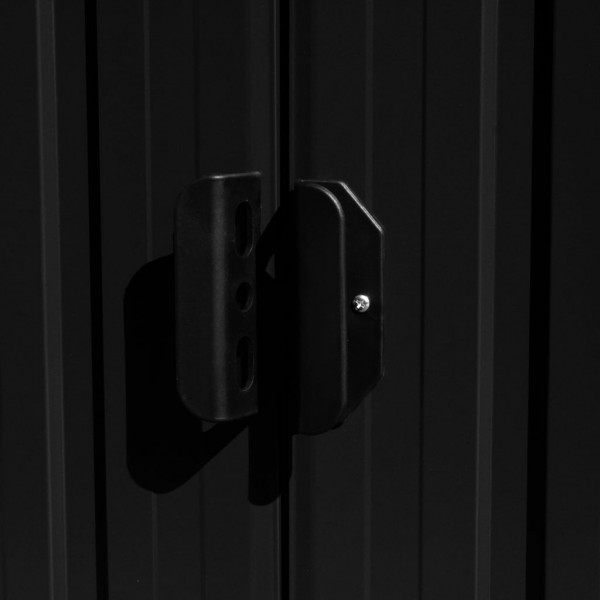 Abrigo de jardim 257x990x181 cm aço galvanizado antracite M 4