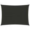 Toldo de vela rectangular tela oxford gris antracita 3x4.5 m 1