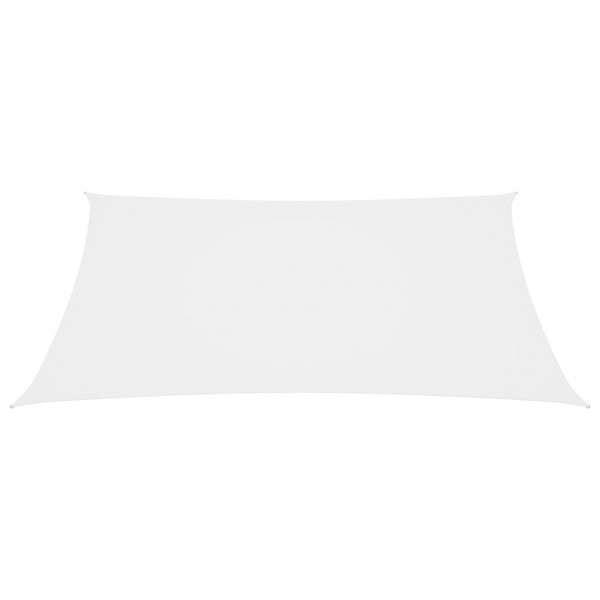 Para-sol estilo vela tecido oxford retangular 3x4.5 m branco M 3