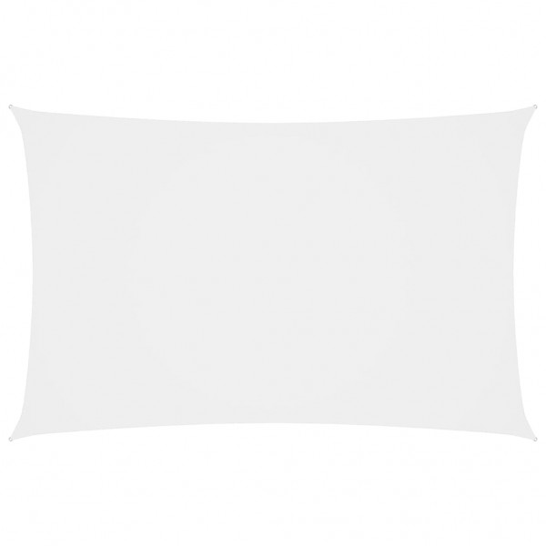 Toldo de vela rectangular tela oxford blanco 4x7 m D