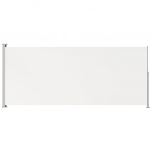 Toldo lateral retrátil para pátio 200x500 cm cor creme H