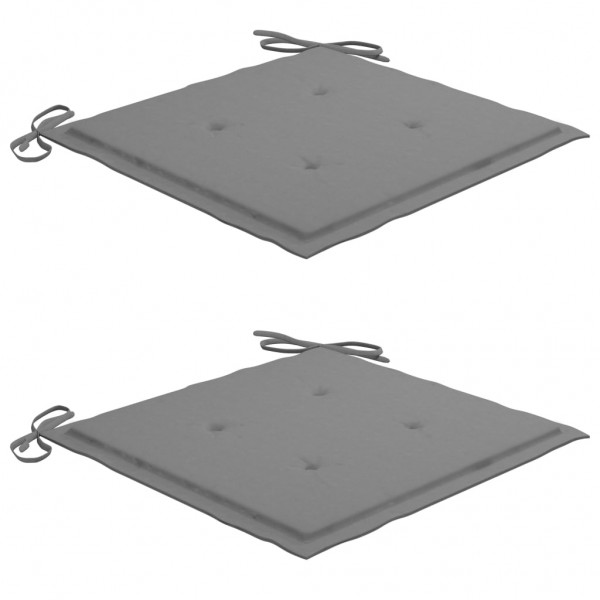 Cadeira de baloiço com almofadão cinzento teca maciça M 5