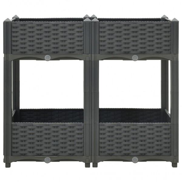 Arriate 80x40x71 cm polipropileno M 3