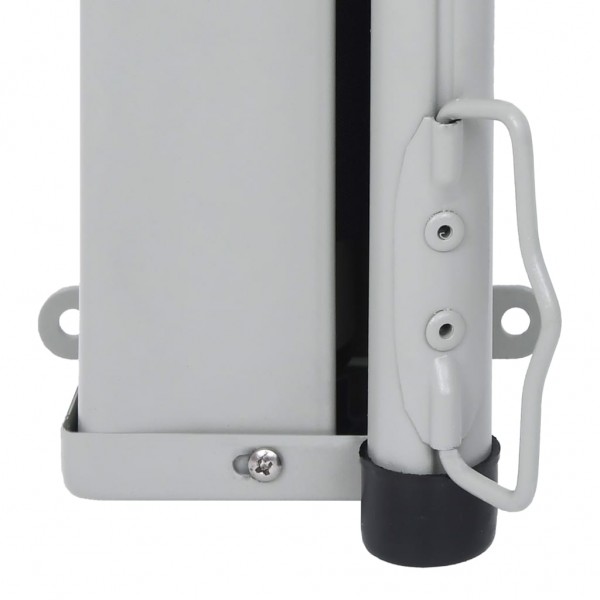 Toldo lateral retráctil de jardín azul 180x500 cm M 4