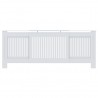 Cubierta para radiador MDF blanco 205 cm 3