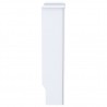 Cobertura de radiador MDF 205 cm branco 4