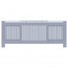 Cubierta para radiador MDF gris 205 cm 3
