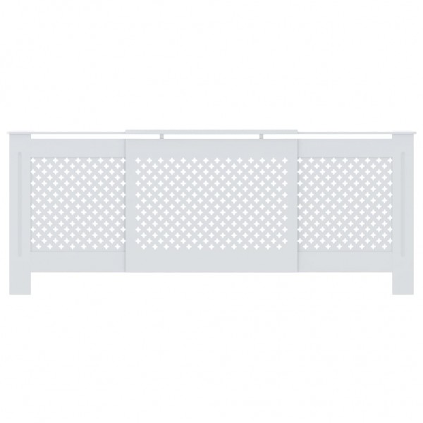 Cobertura de radiador MDF 205 cm branco M 3