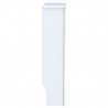 Cubierta para radiador MDF blanco 205 cm 4