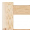 Estructura de cama de madera maciza de pino 140x200 cm 5