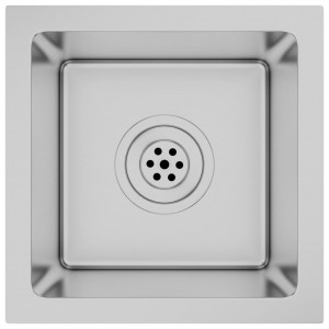 Fregadero de cocina hecho a mano acero inoxidable H