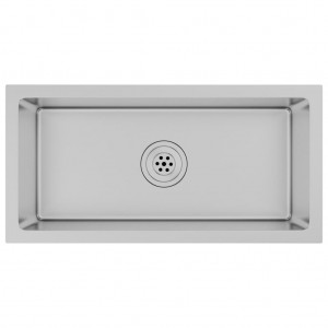 Lava-louça de cozinha artesanal aço inoxidável H