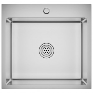 Fregadero de cocina hecho a mano acero inoxidable H