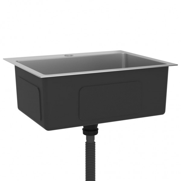 Fregadero de cocina hecho a mano de acero inoxidable M 5