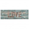 Alfombra de cocina lavable Love 60x300 cm 1