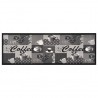 Alfombra de cocina lavable Coffee azul 60x180 cm 1