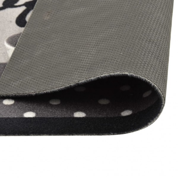 Alfombra de cocina lavable Coffee azul 60x180 cm M 3