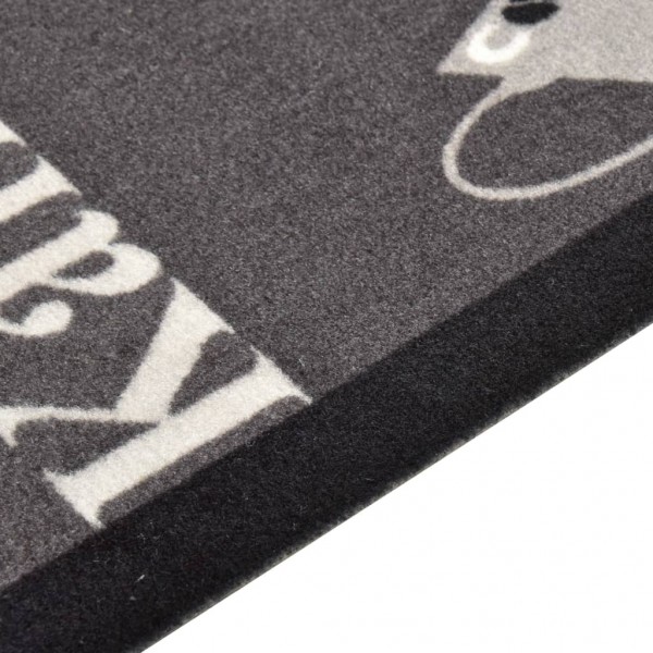 Alfombra de cocina lavable Coffee azul 60x180 cm M 4