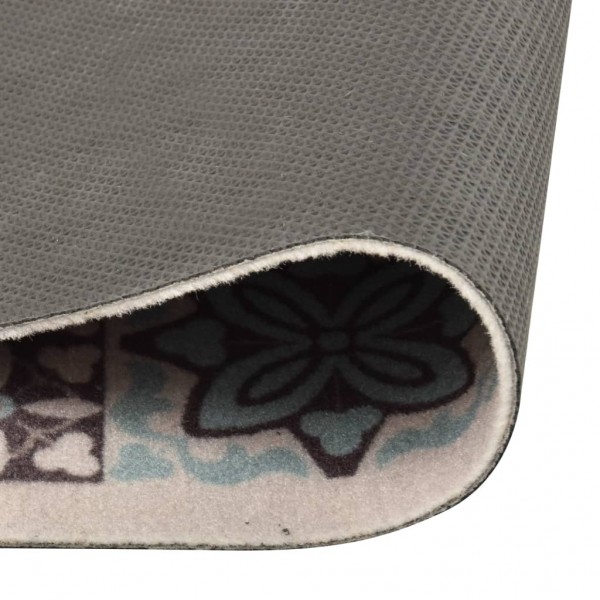 Alfombra de cocina lavable mosaico de colores 60x180 cm M 3